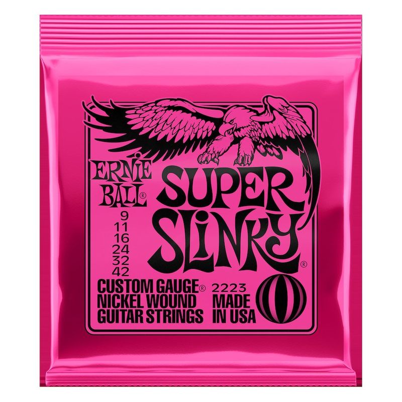 Ernie Ball EB-2223 Slinky Nickelwound, Super Slinky 09-42