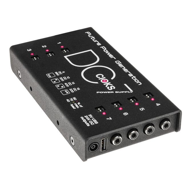 Hovedbilde CIOKS DC7 Strømforsyning, Isolert, valgbar V, USB og 24V aux