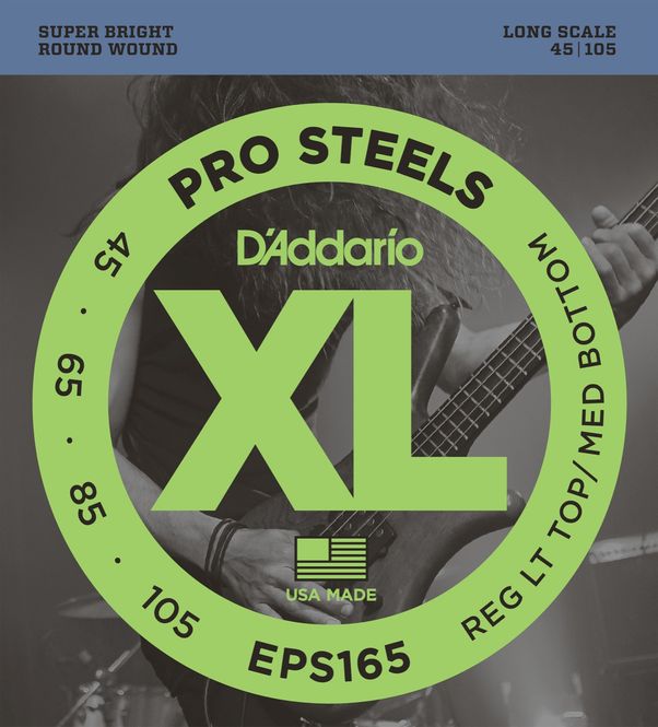 Hovedbilde D'addario EPS165 El-bass ProSteels 045-105