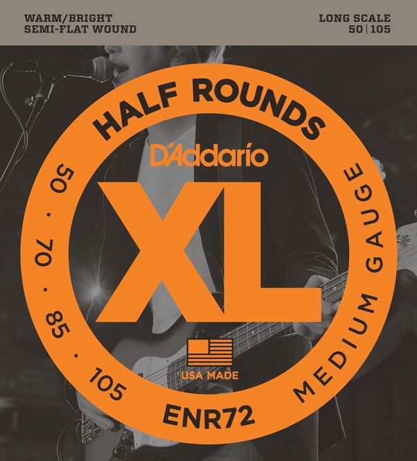 Hovedbilde D'addario ENR72 El-bass Nickel Half Rounds 050 - 105