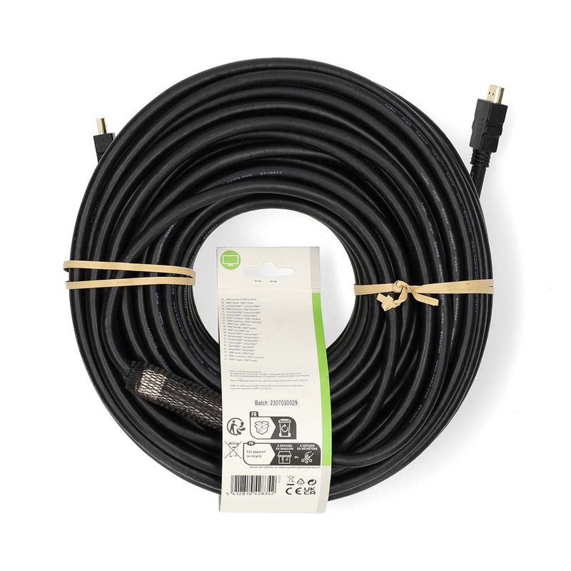 Nedis High Speed 4K HDMI kabel, 30m, Ethernet, 4K@30Hz, 10.2 Gbps