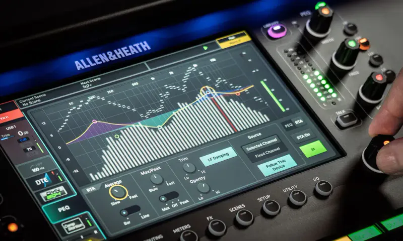 A&H SQ-5+, 48ch digital mixer, 96kHz, 16 Mic/Line 12 XLR out