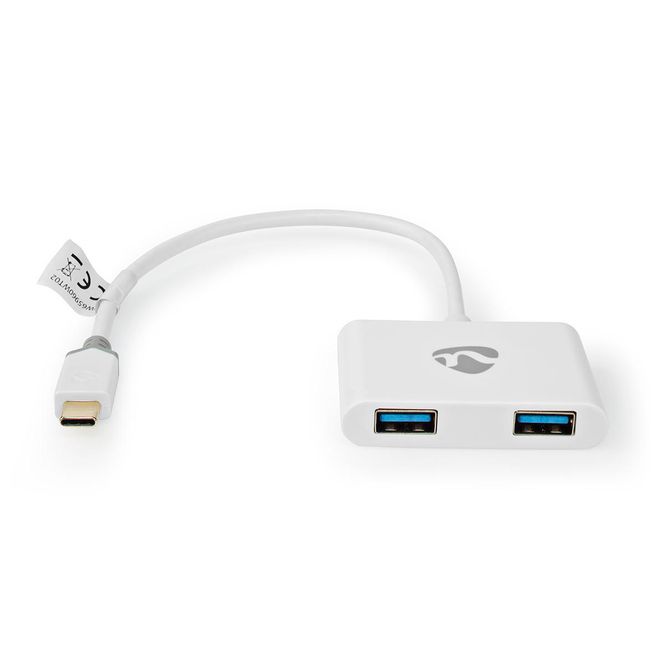 Hovedbilde Nedis USB-adapter, USB 3.1 Gen1, USB Type-C han til 2x USB Type A 