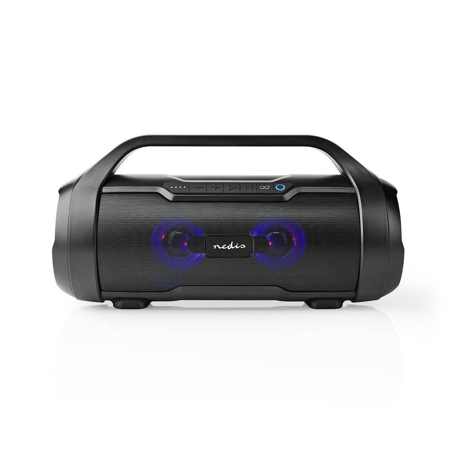 Nedis Bluetooth Party Boombox med Party lys, IPX5, 60/120W