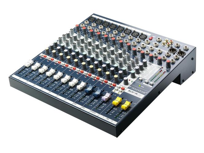 Hovedbilde Soundcraft EFX8 Analog Mikser 8+2, 2 aux med Lexicon klang