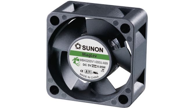 Hovedbilde Sunon DC-aksialvifte 40x40x20 24VDC 1,2W
