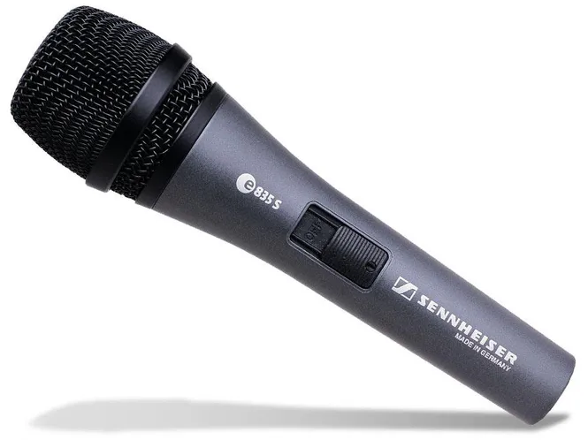 Hovedbilde Sennheiser e835 S Dynamisk mikrofon m/ av og på bryter
