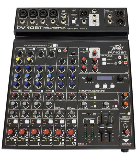 Hovedbilde Peavey PV-10 BT Mikser med innebygget Bluetooth
