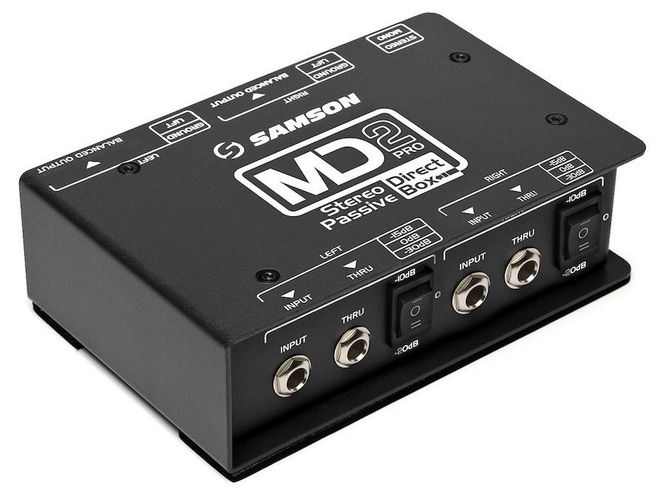 Hovedbilde Samson S-MAX MD2PRO, 2 kanals passiv DI-box