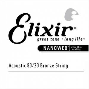 Hovedbilde ELIXIR Nanoweb Acoustic Single .023