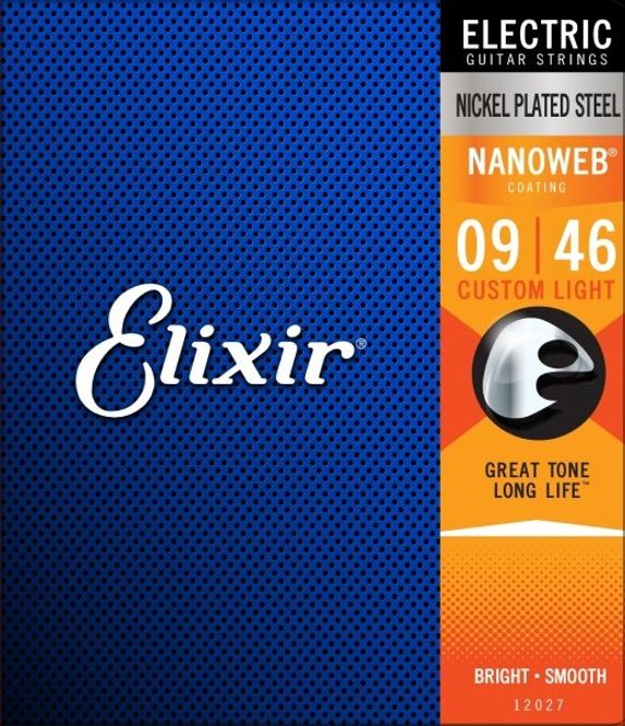 Hovedbilde Elixir 12027 Electric Guitar Nanoweb 009-046