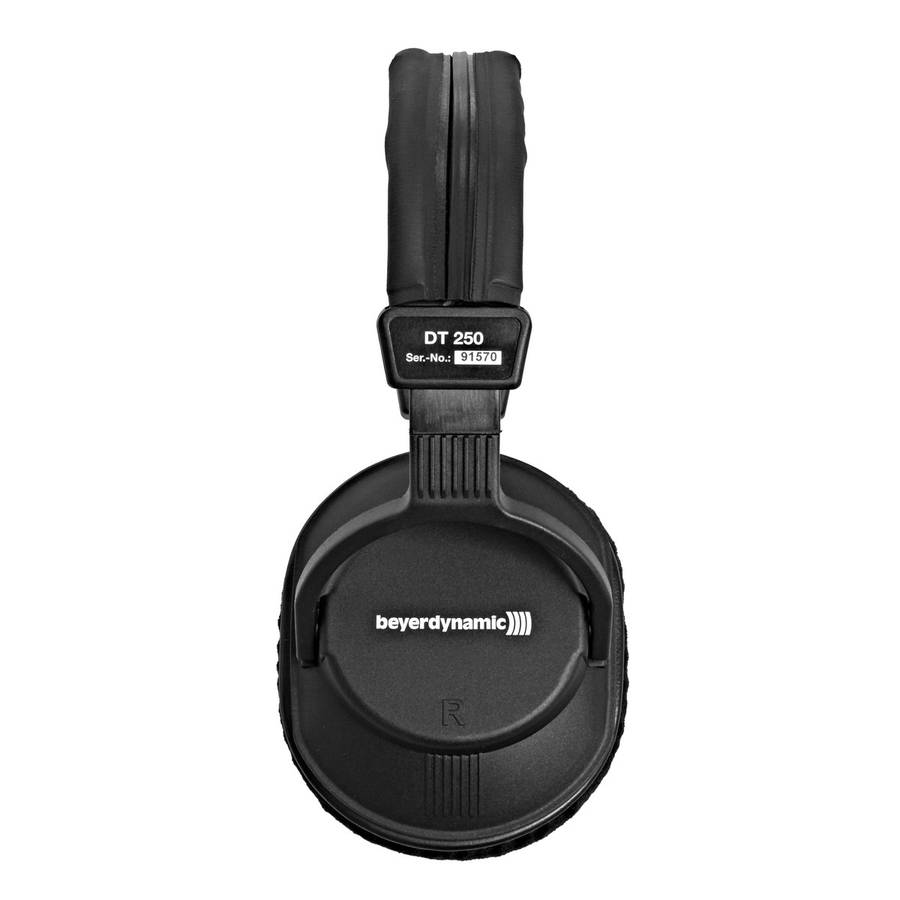 Beyerdynamic DT 250 Pro Studio Hodetelefon, Lukket, 250 ohm