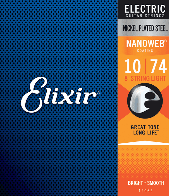 Hovedbilde Elixir 12062 8-String 10-74 Light