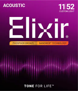 Hovedbilde Elixir 16027 Acoustic Phosphor Bronze NANOWEB 011-052