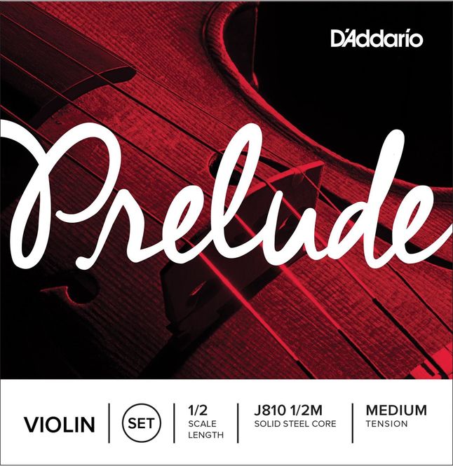 Hovedbilde D'Addario J810 1/2M Prelude Violin Set, Fiolinstrenger