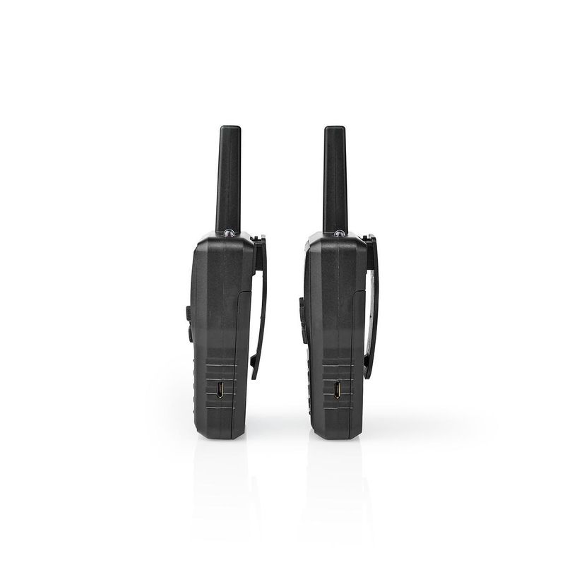 Nedis Walkie-Talkie Set m/ladestasjon, Opp til 10 km, 8 kanaler
