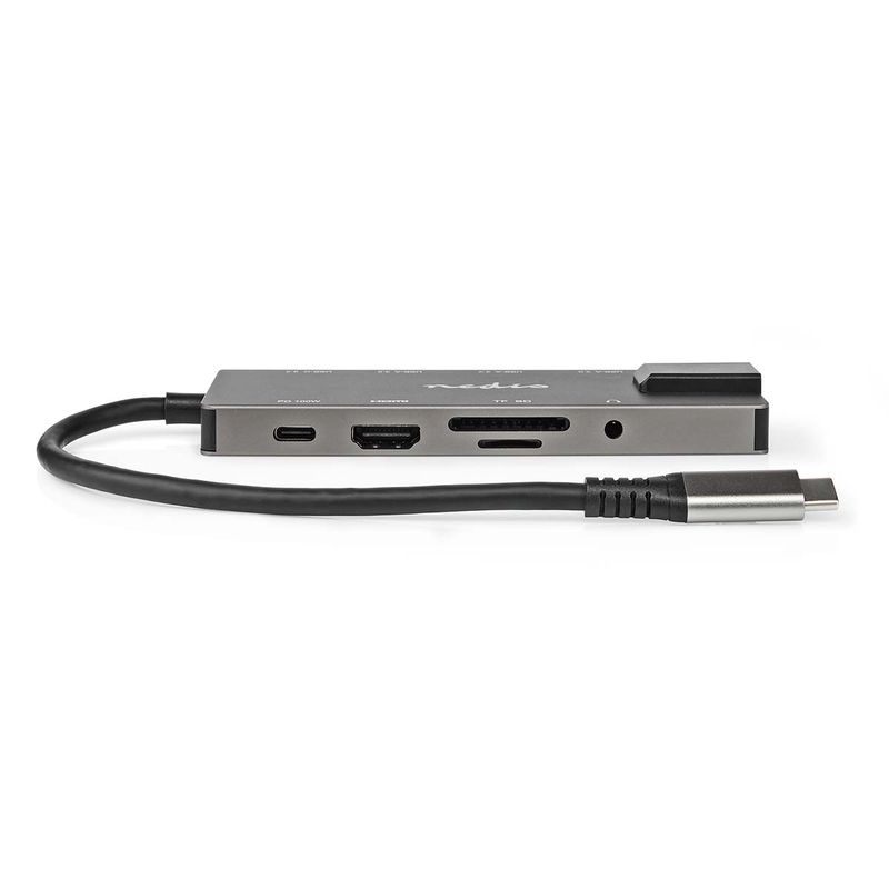 Nedis USB Docking Station - USB 3.2 Gen 1  USB-C Hunn | HDMI Output / RJ45 Hun / SD / 2xUSB-C / 3.5 mm Hun / 3xUSB-A Hunn | 5 Gbps