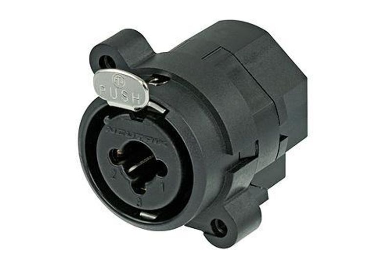 Neutrik NCJ6FIS XLR chassis 3P Hun combo XLR/jack