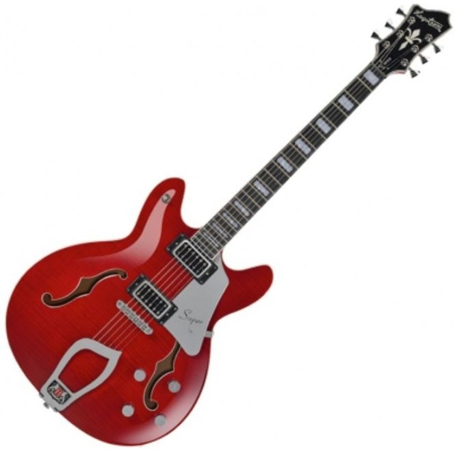Hovedbilde Hagström Super Viking Wild Cherry Transparent