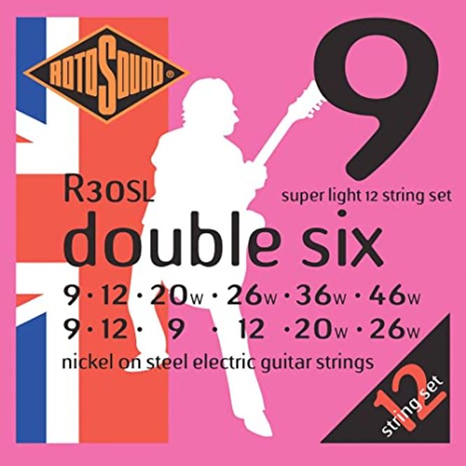 Hovedbilde Rotosound R30SL Nickel 12 String 9  DOUBLE SIX