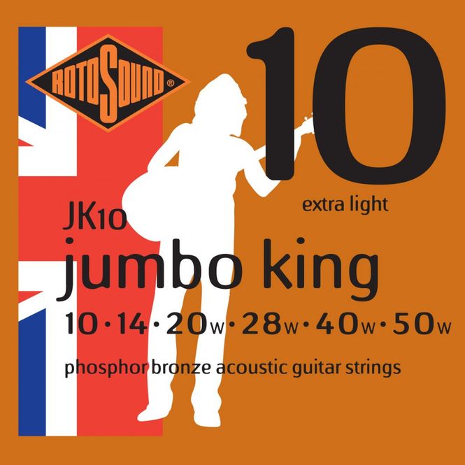 Hovedbilde Rotosound JK10 Phosphor Bronze 10-50