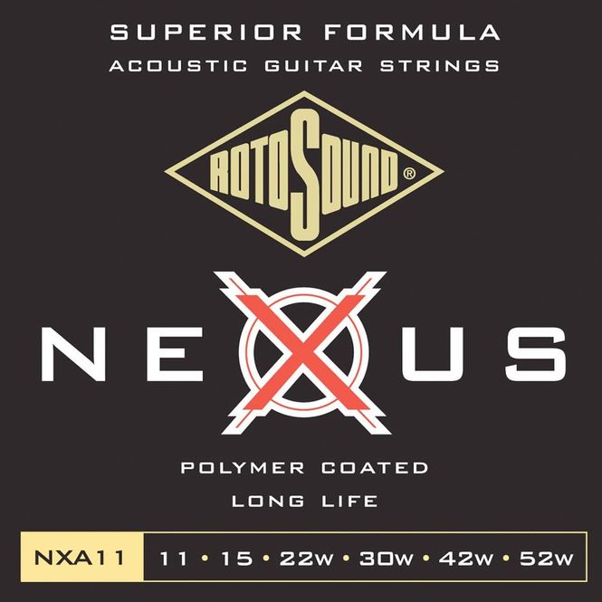 Hovedbilde Rotosound NXA11 Coated Phosphor Bronze 11-52