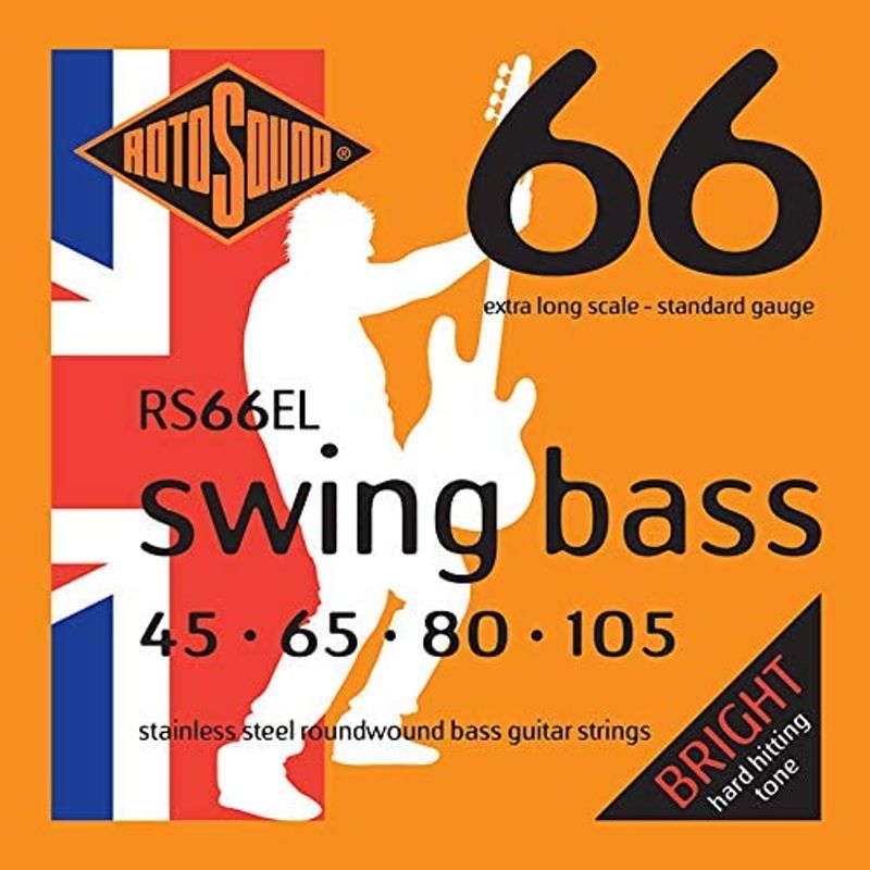 Rotosound RS66EL Stainless Steel Extra Long 45-105