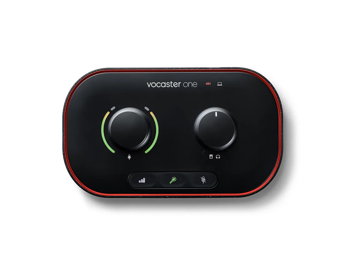 Focusrite Vocaster One, USB lydkort for podcast, 1 x mik input