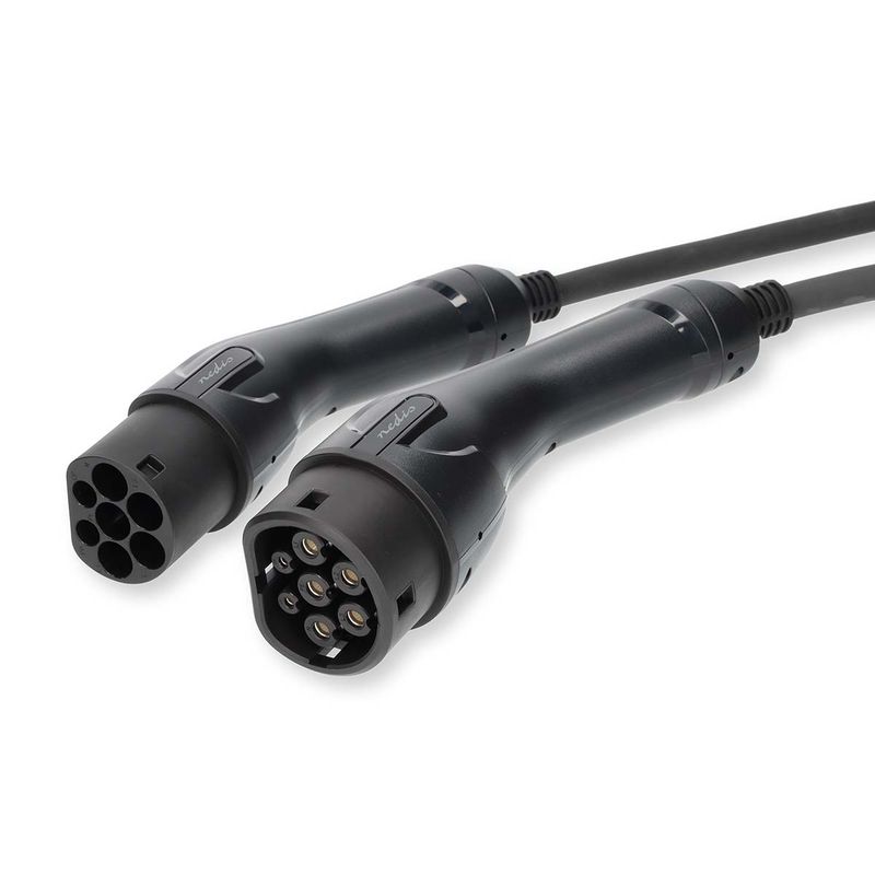 Nedis Ladekabel Type 2, 3-fase, 16A/32A, 22KW , 5 m, IP 55