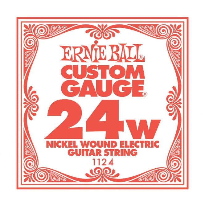 Hovedbilde Ernie Ball EB-1124, løs streng, wound, til el-gitar .024w