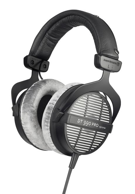 Hovedbilde Beyerdynamic DT 990 PRO hodetelefon, åpen studiomodell, 250 Ohm