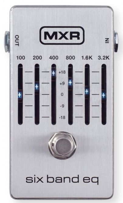Hovedbilde MXR M109S, 6 Band Equalizer Silver