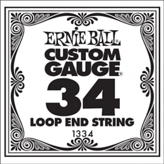Hovedbilde Ernie Ball EB-1334, løs streng, til banjo og mandolin .034