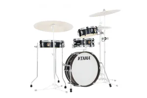 Hovedbilde Tama - Club-Jam Pancake Kit, LJK48P-HBK 18" Hairline Black Wrap (shellpack)