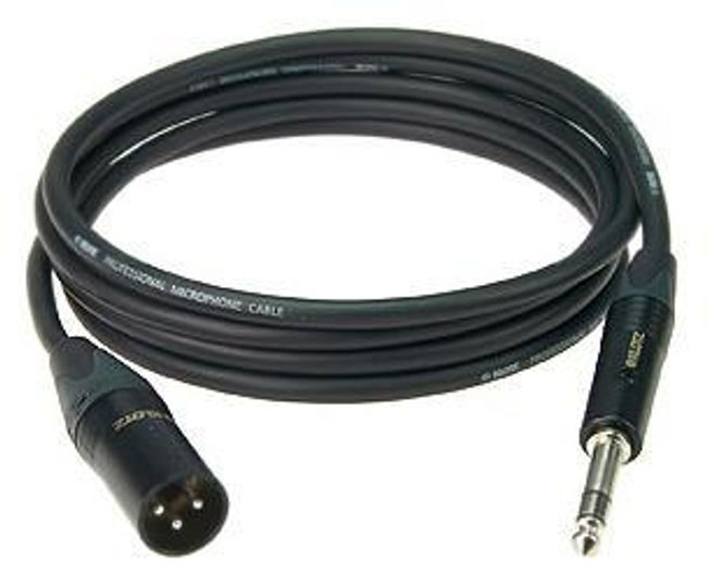 Hovedbilde Klotz M1MS1B0100 kabel XLR Han til Balansert Jack Han 1 m
