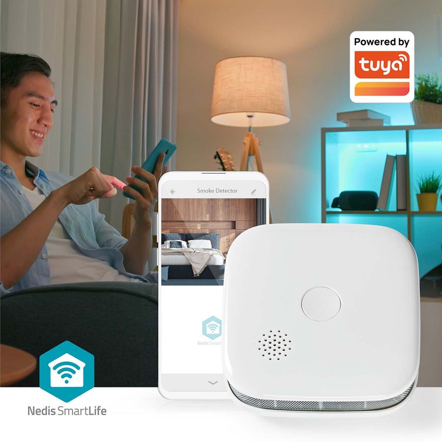 SmartLife Wi-Fi røykvarsler 3-pak, Fotoelektrisk detektor
