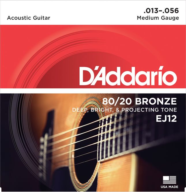 Hovedbilde D'addario EJ12 Western 80/20 Bronze 013-056