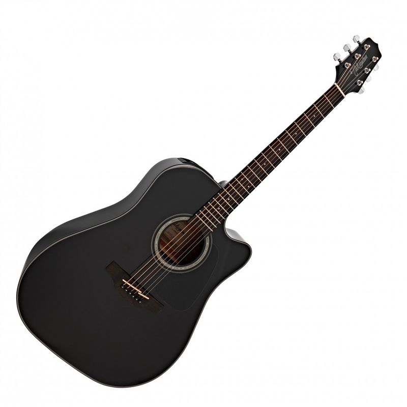 Takamine GD30CE-BLK m/ TP-4TD preamp, Dreadnought kropp, Black