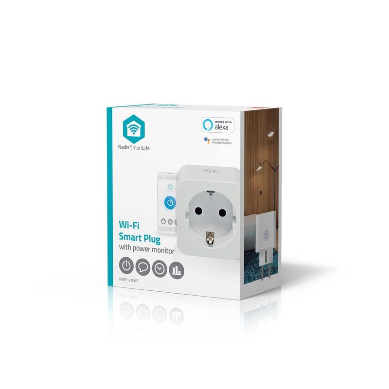 SmartLife Smart Wi-Fi Plug, 3800W, Efektmåler