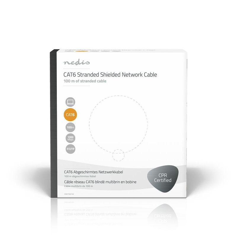 Nedis CAT6 Nettverkskabel 100m