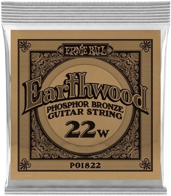 Hovedbilde Ernie Ball EB-1822 Earthwood Phosphor Bronze, løs spunnet streng .022w