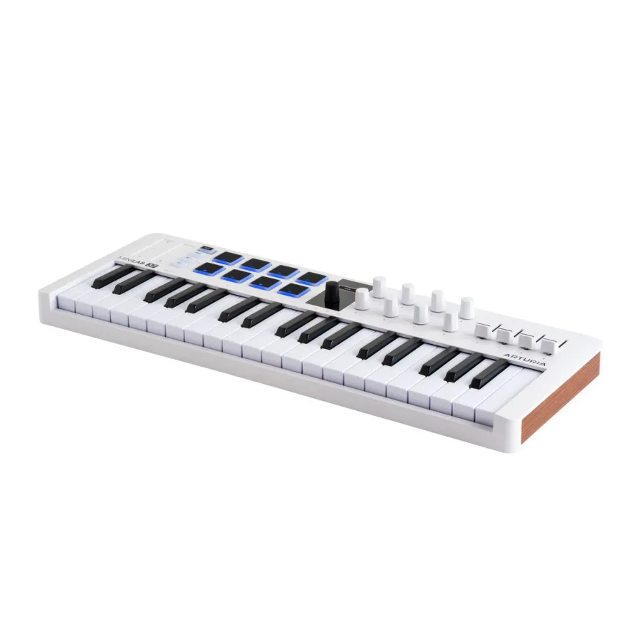 ARTURIA Minilab 37 USB / MIDI Controller Keyboard, Hvit