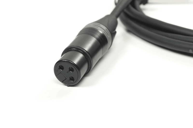 Algam ADAPT-XLR-M5F3 DMX-overgang 5pin han/3pin hun. 30cm.