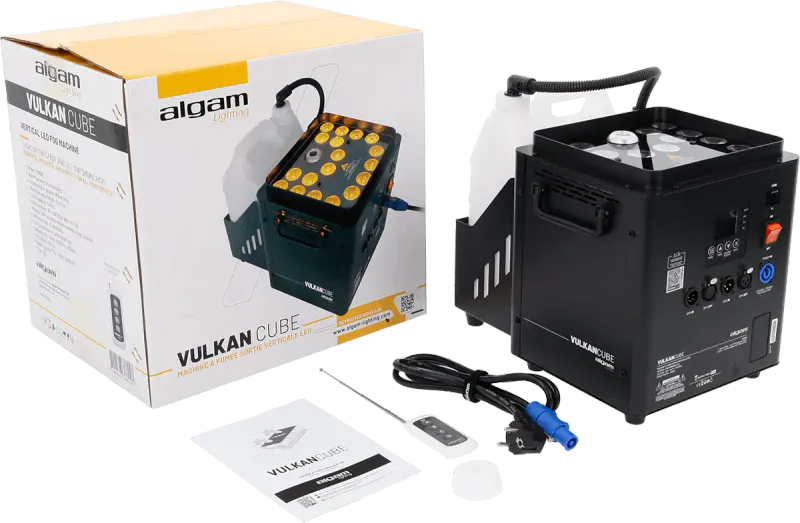 Algam VULKAN-CUBE LED røykmaskin 1500W