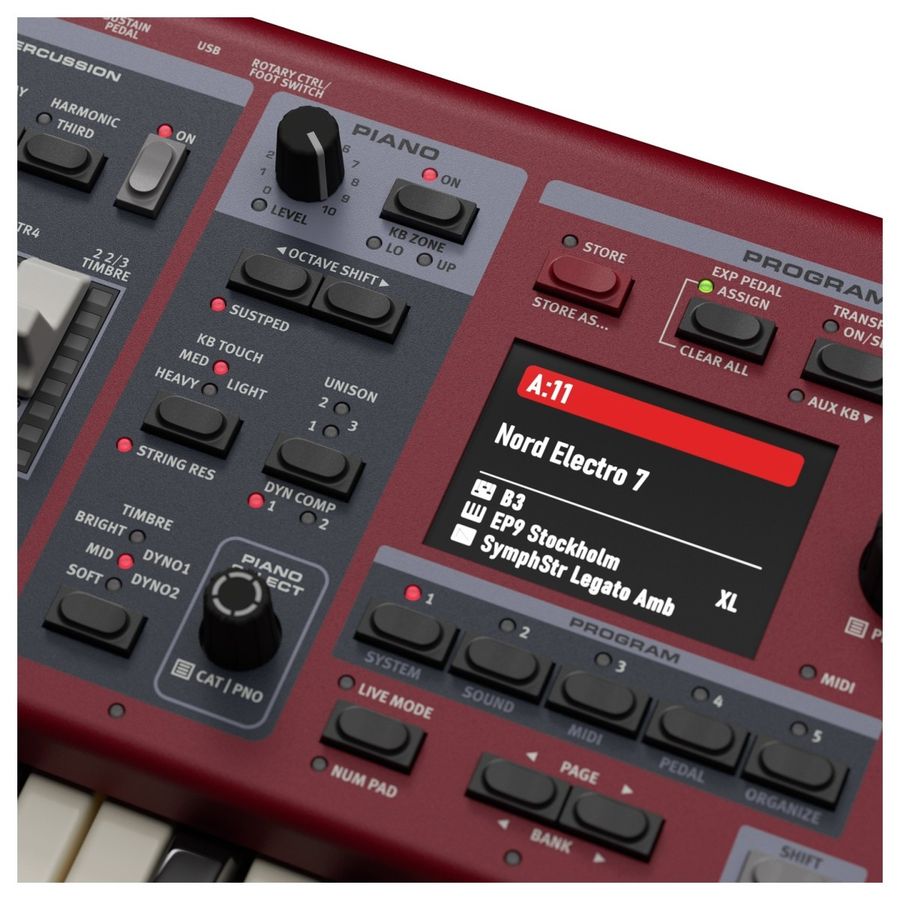Nord Electro 7 HP Kawai lettvektet hammer action