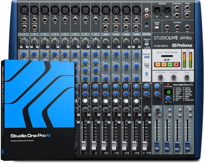 Hovedbilde Presonus StudioLive AR16C, 16 kanals USB C Hybrid Mikser