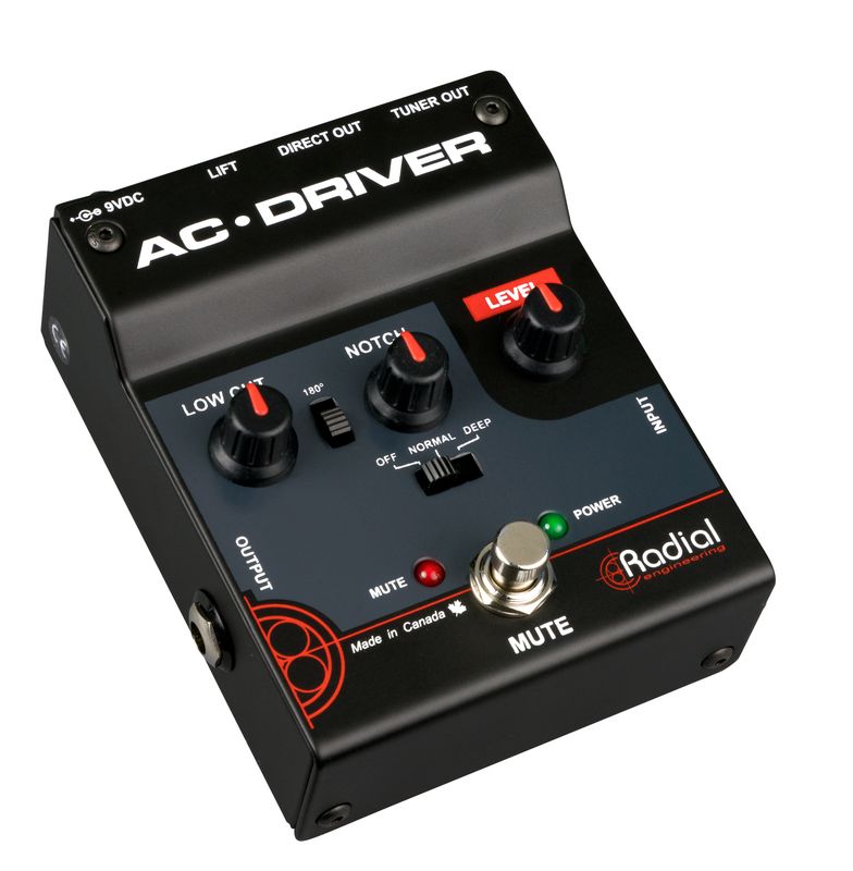 Radial Tonebone AC Driver Compact Acoustic Instrument Preamp