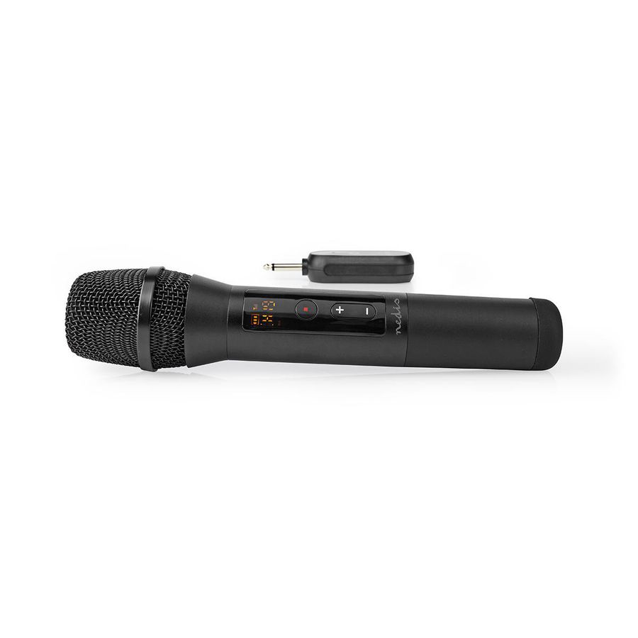 Nedis MPWL200BK Håndholdt Trådløst Mikrofonsystem UHF