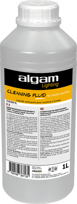 Hovedbilde Algam Lighting CLEAN-1 Cleaning fluid / Rensevæske for røykmaskin - 1L