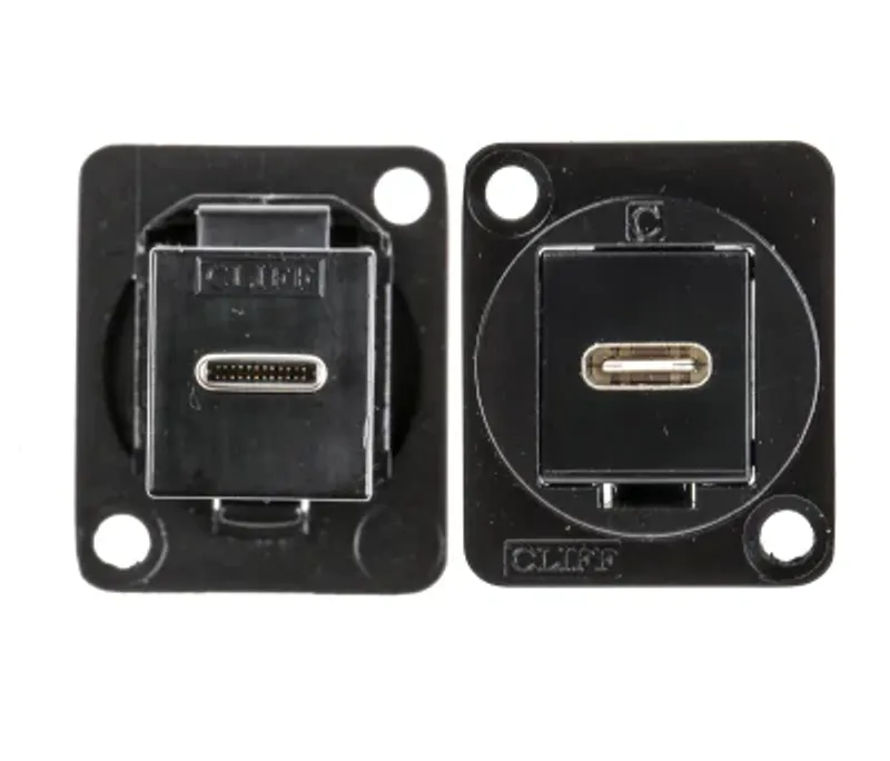 RS PRO Chassi USB C-C panelkontakt USB 2.0 feed-through 